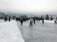 Каток в коттеджном поселке Малиновые вечера